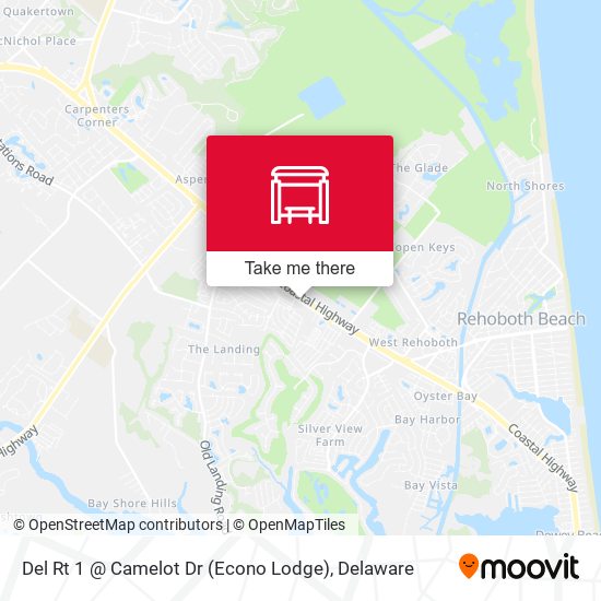 Mapa de Del Rt 1 @ Camelot Dr (Econo Lodge)