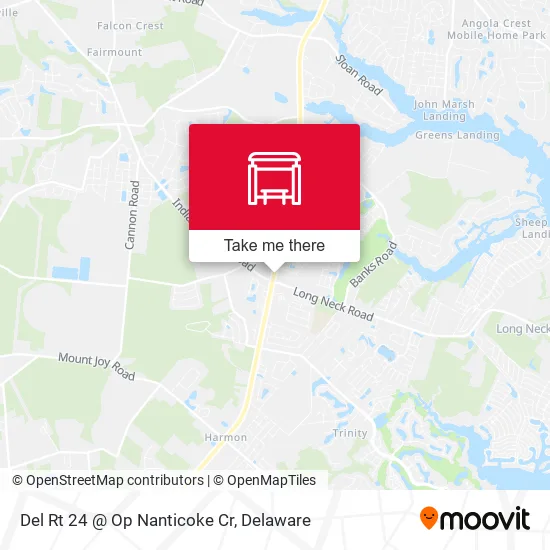 Mapa de Del Rt 24 @ Op Nanticoke Cr