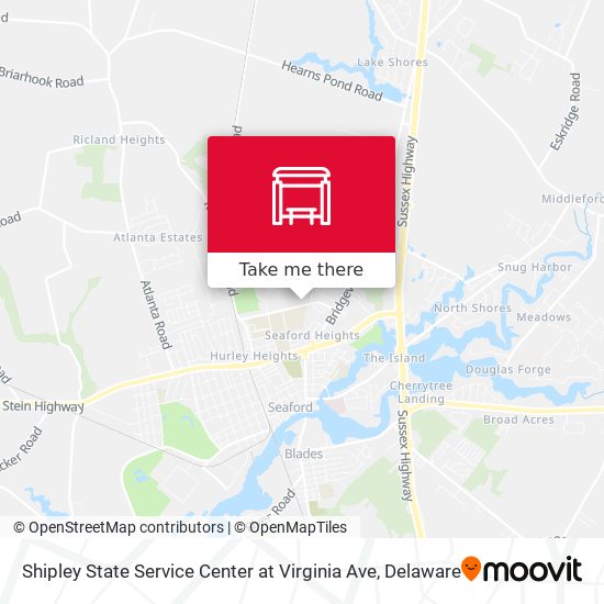 Mapa de Shipley State Service Center at Virginia Ave
