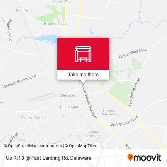 Us Rt13 @ Fast Landing Rd map