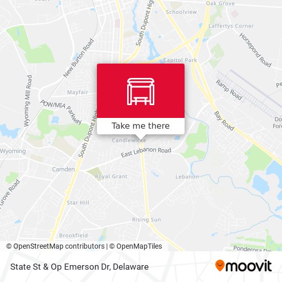 Mapa de State St & Op Emerson Dr