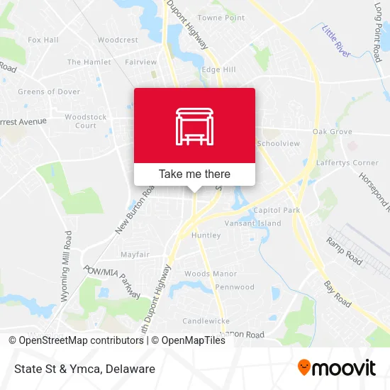 State St & Ymca map