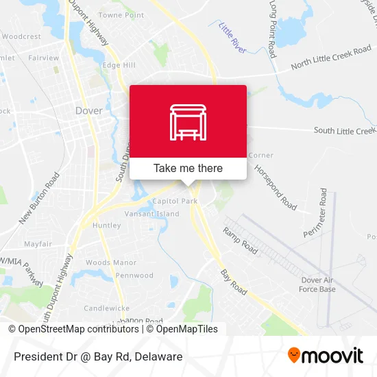 Mapa de President Dr @ Bay Rd