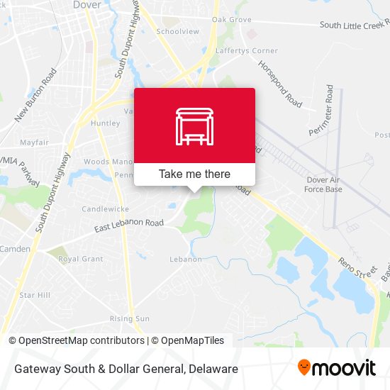 Mapa de Gateway South & Dollar General