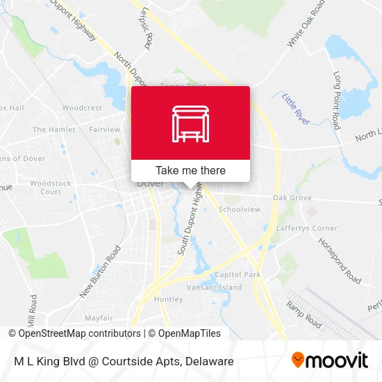 Mapa de M L King Blvd @ Courtside Apts