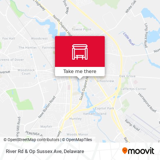 Mapa de River Rd & Op Sussex Ave