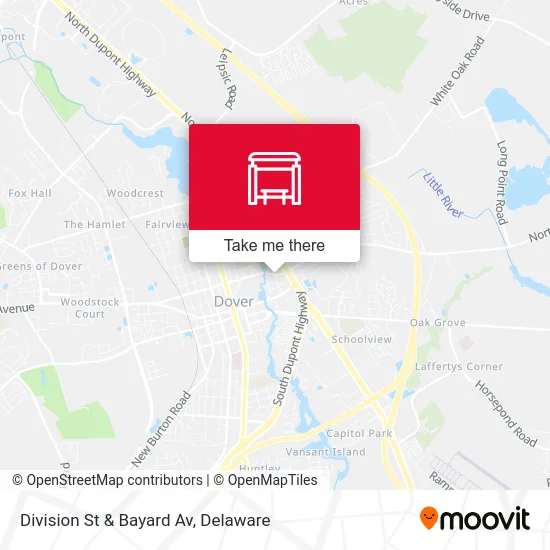 Division St & Bayard Av map