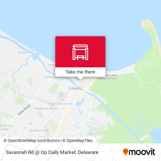 Mapa de Savannah Rd @ Op Daily Market