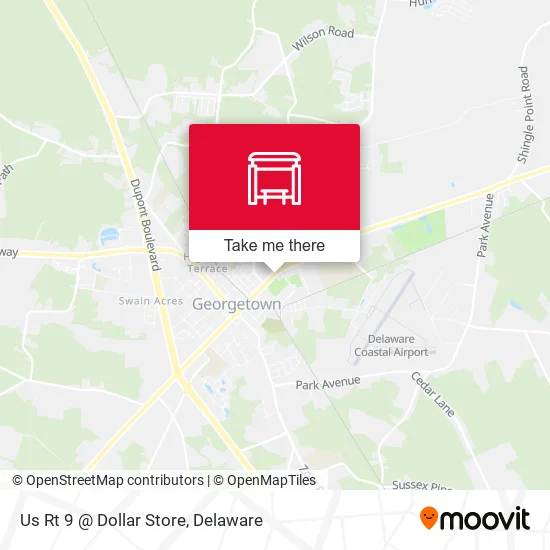 Mapa de Us Rt 9 @ Dollar Store