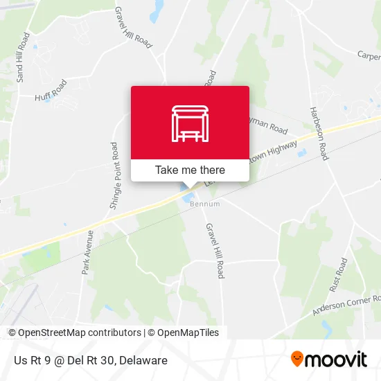 Us Rt 9 @ Del Rt 30 map