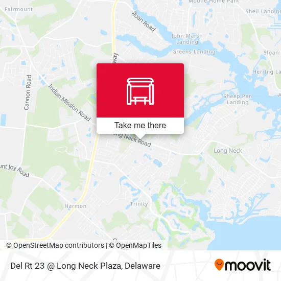 Mapa de Del Rt 23 @ Long Neck Plaza