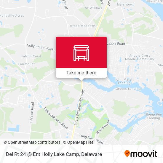 Mapa de Del Rt 24 @ Ent Holly Lake Camp