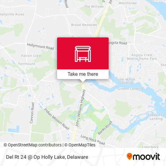 Del Rt 24 @ Op Holly Lake map