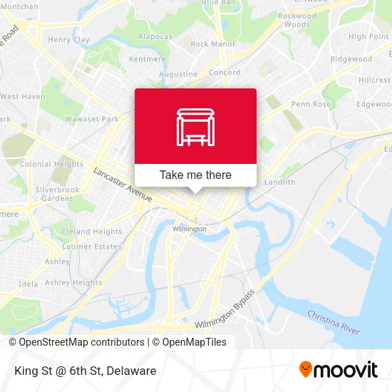 Mapa de King St @ 6th St