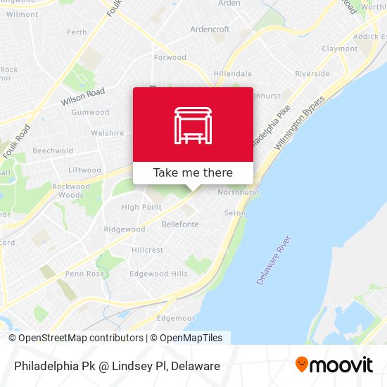 Mapa de Philadelphia Pk @ Lindsey Pl