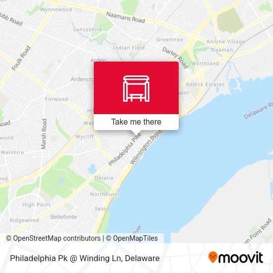 Philadelphia Pk @ Winding Ln map