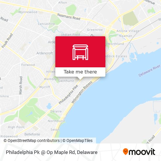 Mapa de Philadelphia Pk @ Op Maple Rd