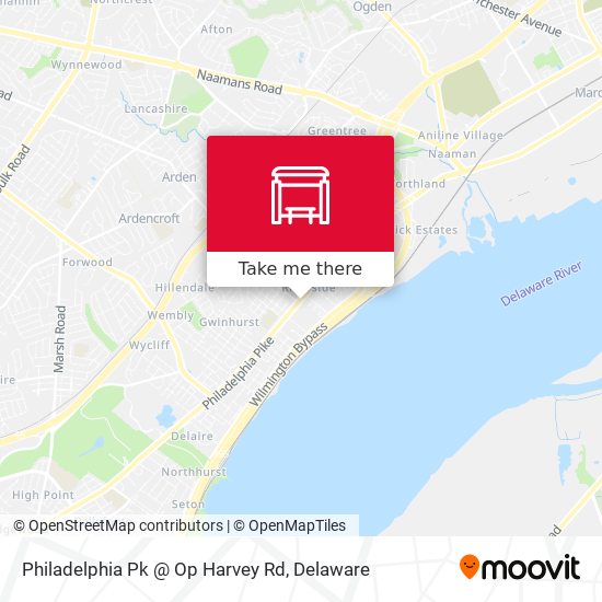 Mapa de Philadelphia Pk @ Op Harvey Rd