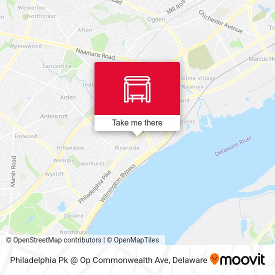 Philadelphia Pk @ Op Commonwealth Ave map
