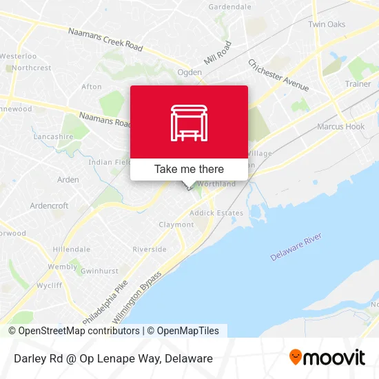 Mapa de Darley Rd @ Op Lenape Way