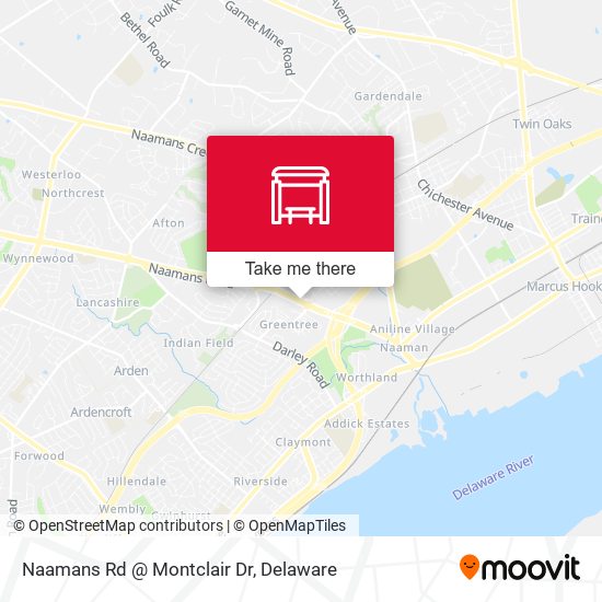 Naamans Rd @ Montclair Dr map