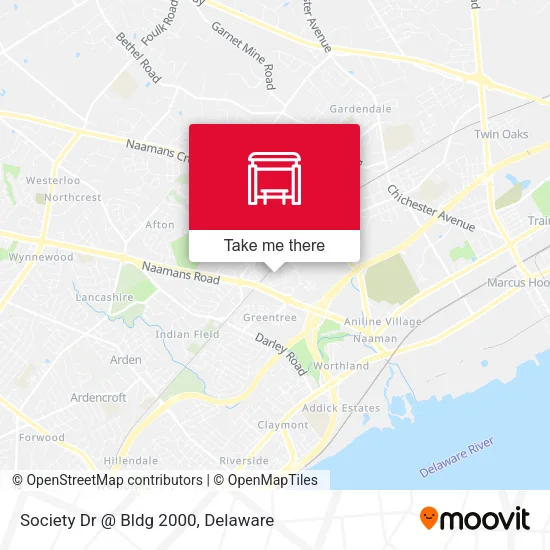 Mapa de Society Dr @ Bldg 2000