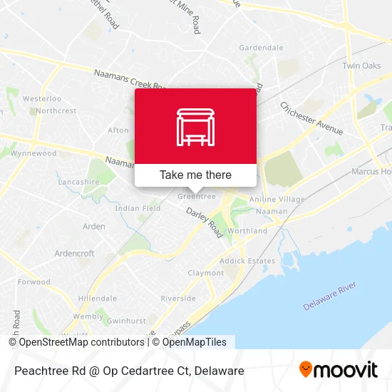 Peachtree Rd @ Op Cedartree Ct map