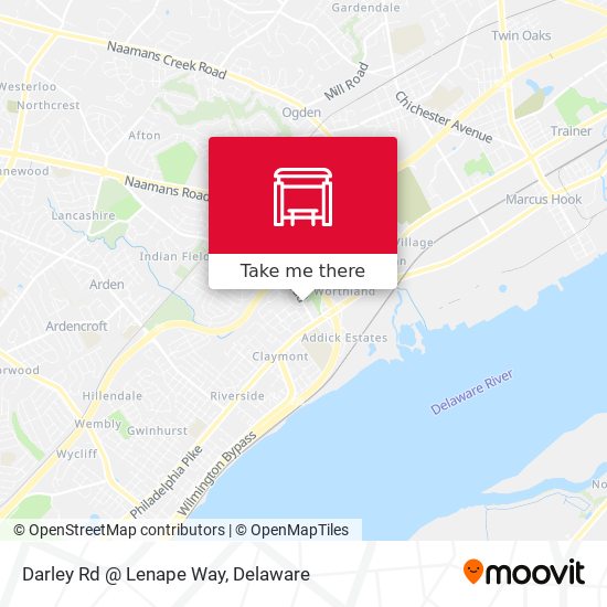 Darley Rd @ Lenape Way map