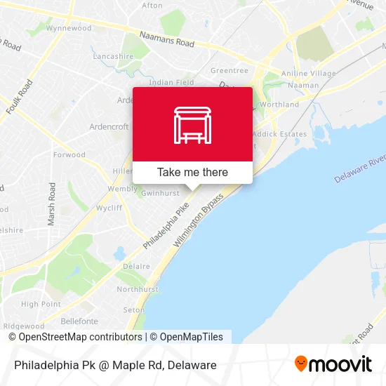 Philadelphia Pk @ Maple Rd map