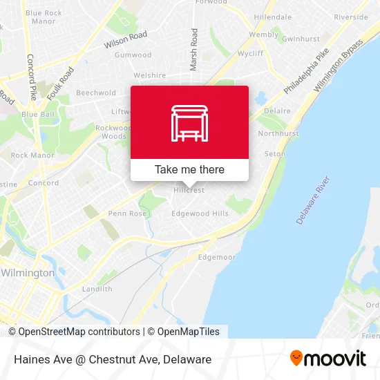 Mapa de Haines Ave @ Chestnut Ave