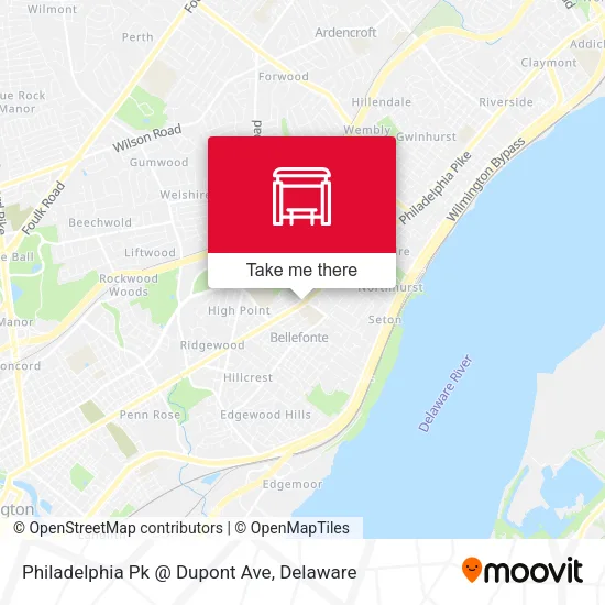 Philadelphia Pk @ Dupont Ave map