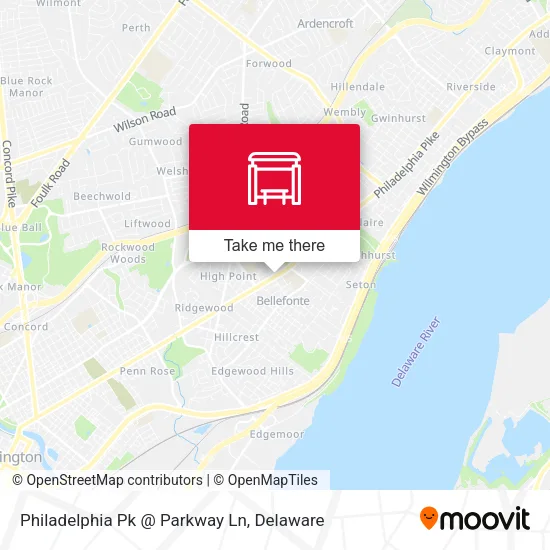 Philadelphia Pk @ Parkway Ln map