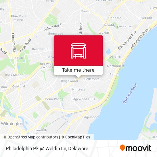 Philadelphia Pk @ Weldin Ln map