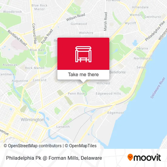 Philadelphia Pk @ Forman Mills map