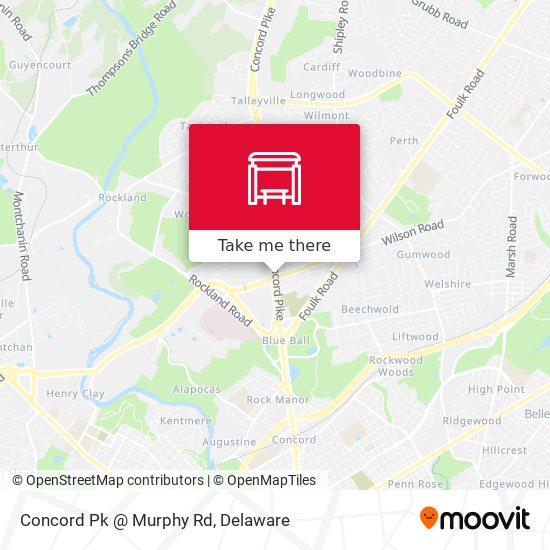 Concord Pk @ Murphy Rd map