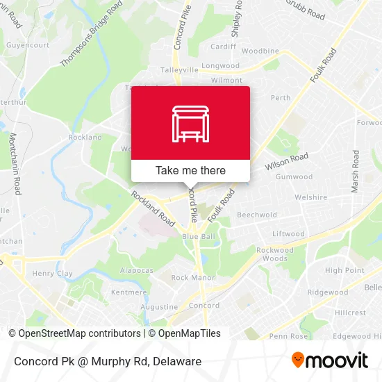 Mapa de Concord Pk @ Murphy Rd