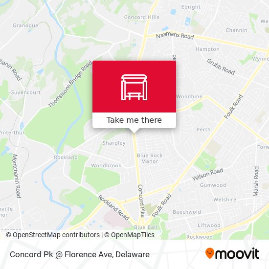Concord Pk @ Florence Ave map