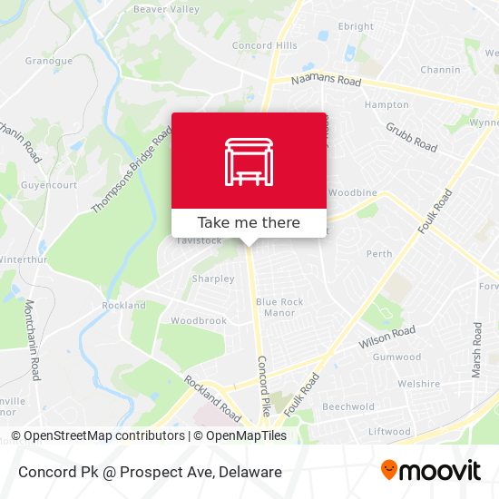 Mapa de Concord Pk @ Prospect Ave