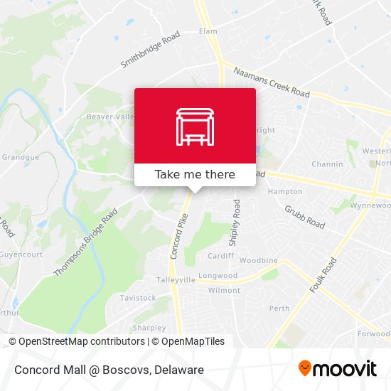Concord Mall @ Boscovs map