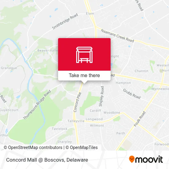 Mapa de Concord Mall @ Boscovs
