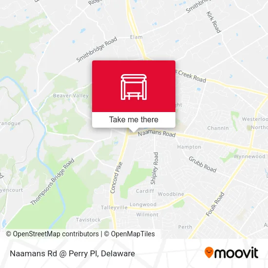Mapa de Naamans Rd @ Perry Pl