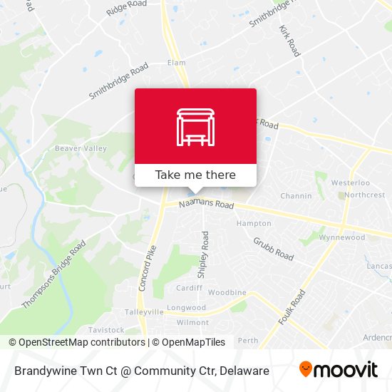 Mapa de Brandywine Twn Ct @ Community Ctr
