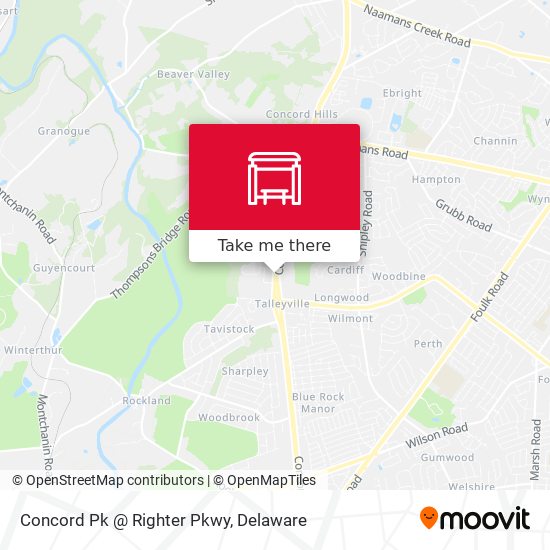 Concord Pk @ Righter Pkwy map