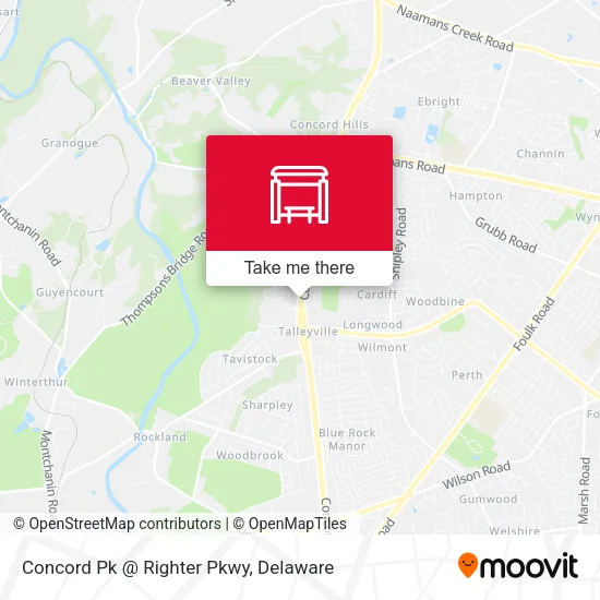 Mapa de Concord Pk @ Righter Pkwy