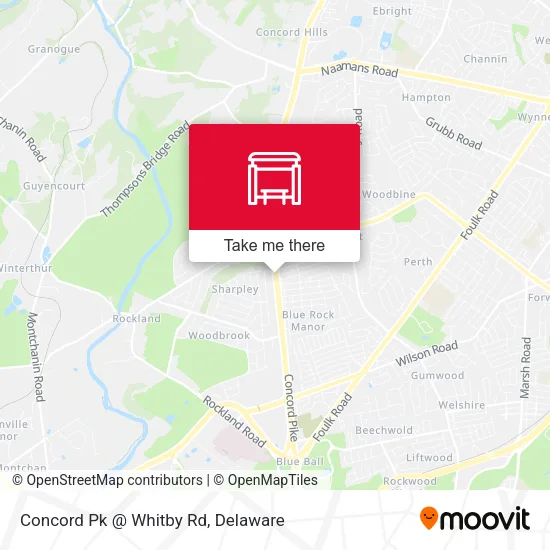 Mapa de Concord Pk @ Whitby Rd