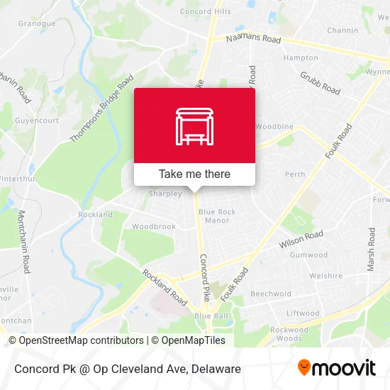 Concord Pk @ Op Cleveland Ave map