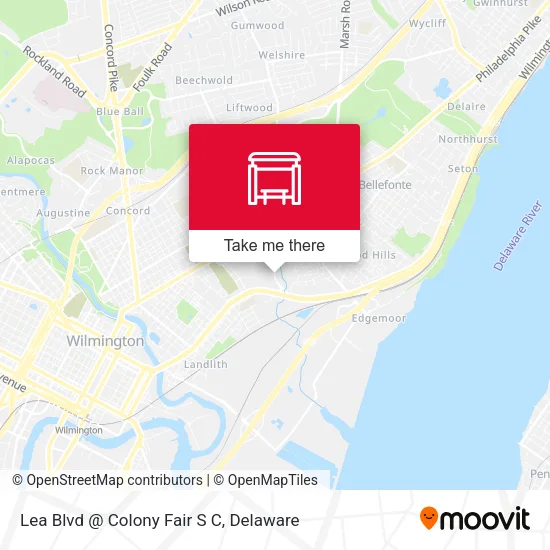 Mapa de Lea Blvd @ Colony Fair S C