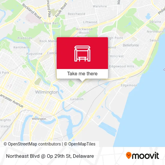 Northeast Blvd @ Op 29th St map