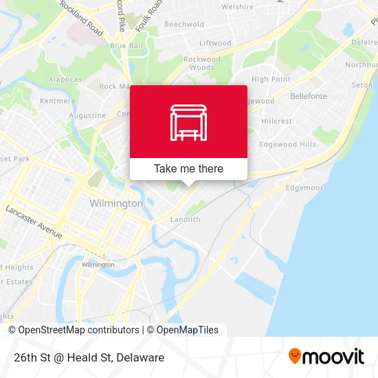 Mapa de 26th St @ Heald St