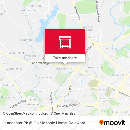 Lancaster Pk @ Op Masonic Home map